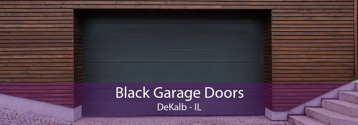 Black Garage Doors DeKalb - IL