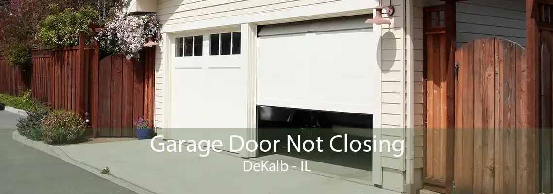 Garage Door Not Closing DeKalb - IL