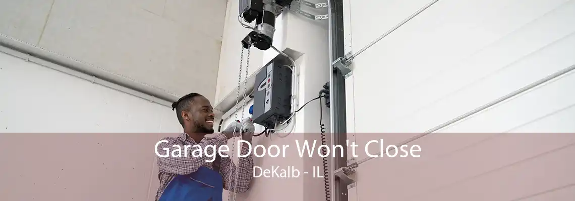 Garage Door Won't Close DeKalb - IL